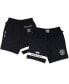 ფოტო #1 პროდუქტის Men's and Women's NBA x Black Brooklyn Nets Culture & Hoops Premium Classic Fleece Shorts