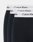 Фото #3 товара Calvin Klein Cotton Stretch 3 pack boxer briefs in black