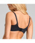 Women's No-Show V-Neck Bra with removable pads