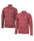 Фото #1 товара Men's Scarlet Ohio State Buckeyes Tivo Quarter-Zip Jacket