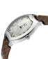 Women's Lugano Swiss Quartz Brown Leather Watch 35mm