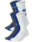 ფოტო #1 პროდუქტის Big Kids' Cushioned Crew Socks, 6 Pairs