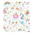 Фото #1 товара GLOBAL GIFT Classy Castillo And Unicornios Glitter Stickers