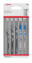 Фото #1 товара Bosch 5tlg. Stichsägeblatt-Set Wood and Metal Basic T 119 BO; T 119 B; T 11 C; T 118 A; T 118 B