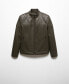 Фото #2 товара Men's Nappa Leather-Effect Jacket