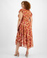 ფოტო #2 პროდუქტის Plus Size Printed Asymmetric-Hem Dress