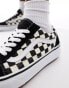 Vans Old Skool checkerboard trainers in white and black