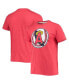 Фото #1 товара Men's Red Los Angeles Angels Hand-Drawn Logo Tri-Blend T-shirt
