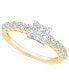 ფოტო #1 პროდუქტის Diamond Princess Engagement Ring (1 ct. t.w.) in 14k Gold
