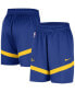 Фото #2 товара Men's Royal Golden State Warriors On-Court Practice Warmup Performance Shorts