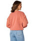 ფოტო #2 პროდუქტის Women's Mineral Washed Embroidered Sweatshirt