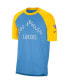 ფოტო #3 პროდუქტის Men's Blue and Gold-Tone Los Angeles Lakers 2021/22 City Edition Pregame Warm-up Shooting T-shirt
