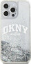 Фото #1 товара DKNY DKNY Liquid Glitter Big Logo - Etui iPhone 15 Pro (biały)