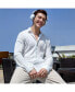 ფოტო #2 პროდუქტის Men's Chalk White Pleat-Creased Shirt