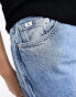 Фото #4 товара Calvin Klein Jeans high waisted relaxed jeans in mid wash