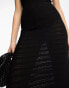 Фото #3 товара ASOS DESIGN sleeveless crochet maxi dress in black