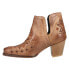 Фото #3 товара Roper Rowdy Aztec Southwest Embroidered Round Toe Cowboy Booties Womens Size 7 M