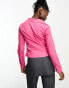 Фото #8 товара Tammy Girl 90s fitted shirt with ring cut out detail in pink
