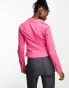 Tammy Girl 90s fitted shirt with ring cut out detail in pink