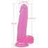 Фото #7 товара Dildo Jelly Studs 8 Pink