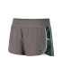 Women's Gray and Green Michigan State Spartans Pamela Lined Shorts