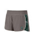 ფოტო #3 პროდუქტის Women's Gray and Green Michigan State Spartans Pamela Lined Shorts