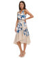 ფოტო #3 პროდუქტის Women's Sleeveless V-Neck Tie-Waist Dress