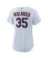 ფოტო #2 პროდუქტის Women's Justin Verlander White, Royal New York Mets Home Replica Player Jersey