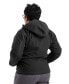 ფოტო #2 პროდუქტის Plus Size Softstone Duck Hooded Jacket