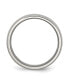 Titanium Polished 8 mm Half Round Wedding Band Ring