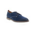 Фото #3 товара Bruno Magli Sal BM2SALN1 Mens Blue Suede Oxfords & Lace Ups Casual Shoes