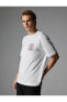 Erkek T-shirt Beyaz 4sam10703hk