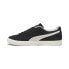 Фото #3 товара Puma Clyde Hairy Suede 39311502 Mens Black Suede Lifestyle Sneakers Shoes