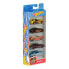 Set of 5 Cars Hot Wheels 1806 Multicolour Orange