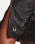 Fred Perry x Amy Winehouse zip detail skirt in black