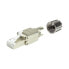 Фото #7 товара LogiLink MP0080 - CAT.8.1 feldkonfektionierbarer RJ45 Stecker - RJ45 - Gray - Stainless steel - 22/24 - 8.5 mm