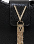 Valentino Divina baguette shoulder bag with tassle detail in black