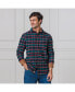 ფოტო #8 პროდუქტის Men's Organic Flannel Shirt with Suede Detail