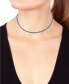 EFFY Collection eFFY® Sapphire (9-7/8 ct. t.w.) & Diamond (7/8 ct. t.w.) All-Around 18" Statement Necklace in Sterling Silver