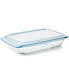 Фото #1 товара Glass 3-Qt. Baking Dish With Lid