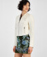 ფოტო #4 პროდუქტის Women's Anita Faux-Leather Zip-Cuff Jacket
