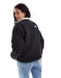 The North Face yumiori reversible fleece jacket in black and white