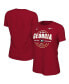 Фото #2 товара Women's Red Georgia Bulldogs College Football Playoff 2021 National Champions Seal Celebration T-shirt
