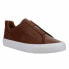 Фото #3 товара London Fog Francis Low Slip On Mens Brown Sneakers Casual Shoes CL30373M-T