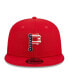 Фото #4 товара Men's Red Pittsburgh Pirates 2023 Fourth of July 9FIFTY Snapback Adjustable Hat