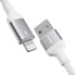 Фото #8 товара Kabel przewód iPhone USB - Lightning do szybkiego ładowania A10 Series 2.4A 3m biały