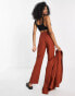 Фото #4 товара 4th & Reckless tailored trouser co-ord in rust