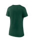 Women's Green Michigan State Spartans Evergreen Campus V-Neck T-shirt