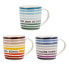 Mug Quid 4u Multicolour Ceramic 330 ml (12 Units) (Pack 12x)