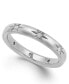 Star by Diamond Star Wedding Band in 18k White Gold (1/8 ct. t.w.), Created for Macy's